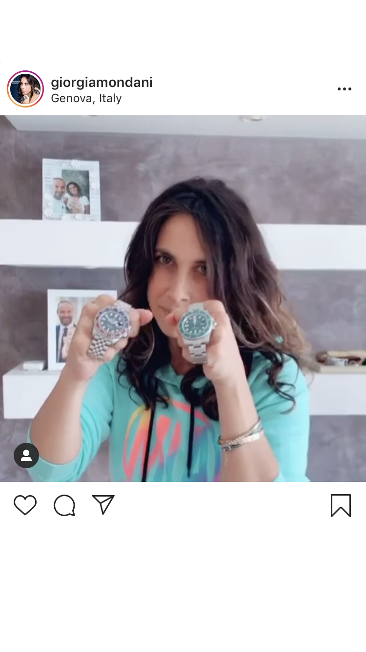 giorgia mondani watches